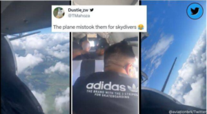 When a Brazilian plane’s cargo door opens midair, netizens are impressed by passengers’ calmness.